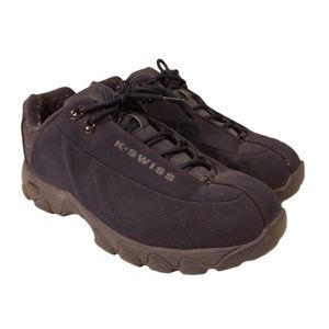 K-Swiss blue Suede Training Shoes mens Size 8.5 athletic comfort